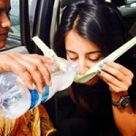 Heroine Caught Drinking Kallu