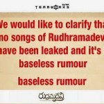 Rudhramadevi Songs Leak Is Just A Rumor