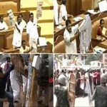 Kerala Assembly : Minister Delivers Budget Speech as Chair, Mics Thrown ?