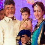 Spotted: CBN pampering Manchu Lakshmi daughter