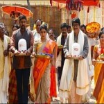 Pic Talk: Nagarjuna & Ramya Krishna in a 1500 years old Temple