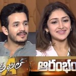 Akhil, Sayesha Interview on Akhil’s Movie