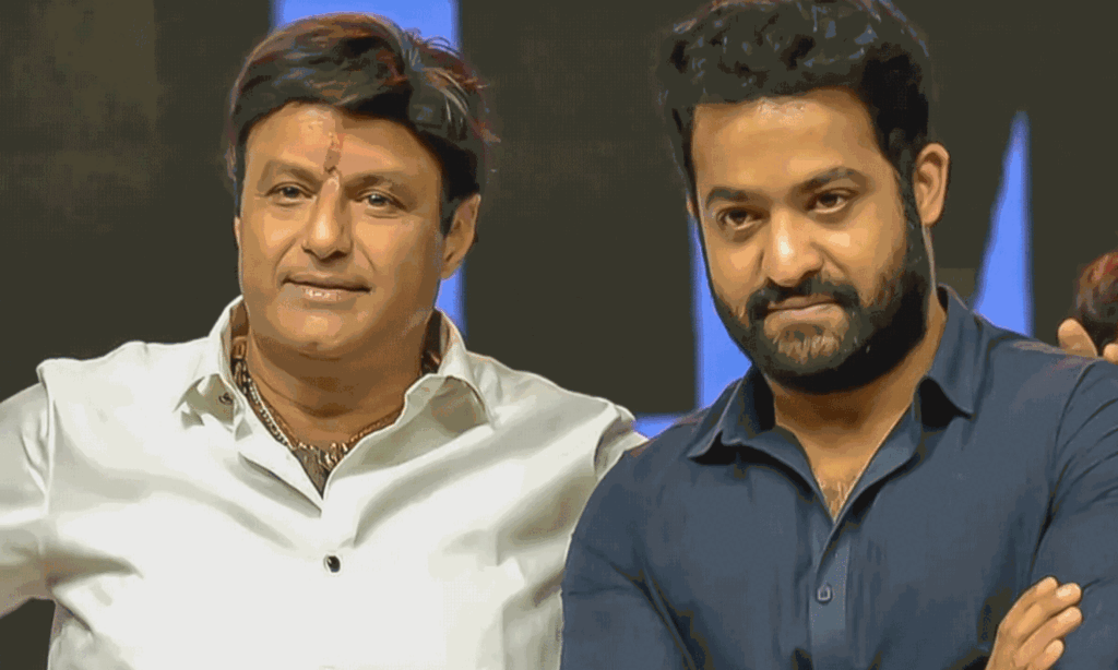 Viral Throwback Shows Balakrishna Cheering Jr. NTR on Stage