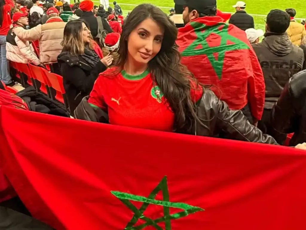 Nora Fatehi Spotted with Football Star Achraf Hakimi at AFCON 2025