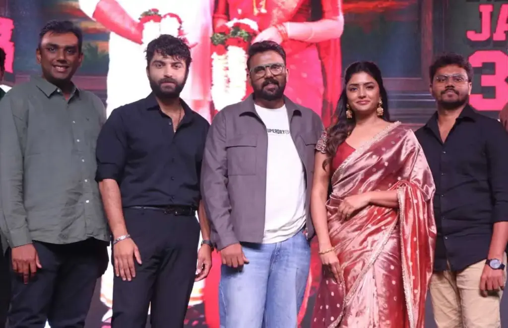 Om Shanti Shanti Shantihi Pre-Release Event: ENE Boys Reunite, Vishwak Sen’s Emotional Speech