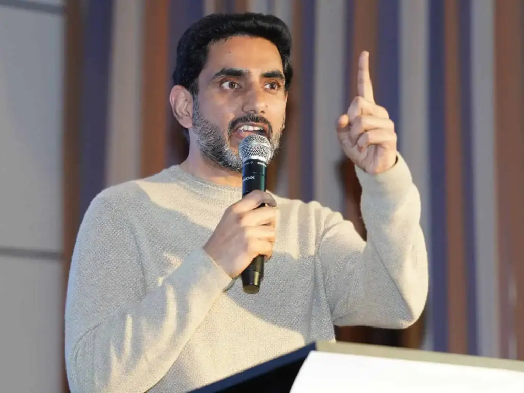 Lokesh’s ‘Pushpa’ Style Reply to Sri Lanka Trip Allegations