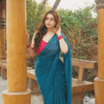 Ayesha Khan Stuns in Saree, Slams AI Misuse