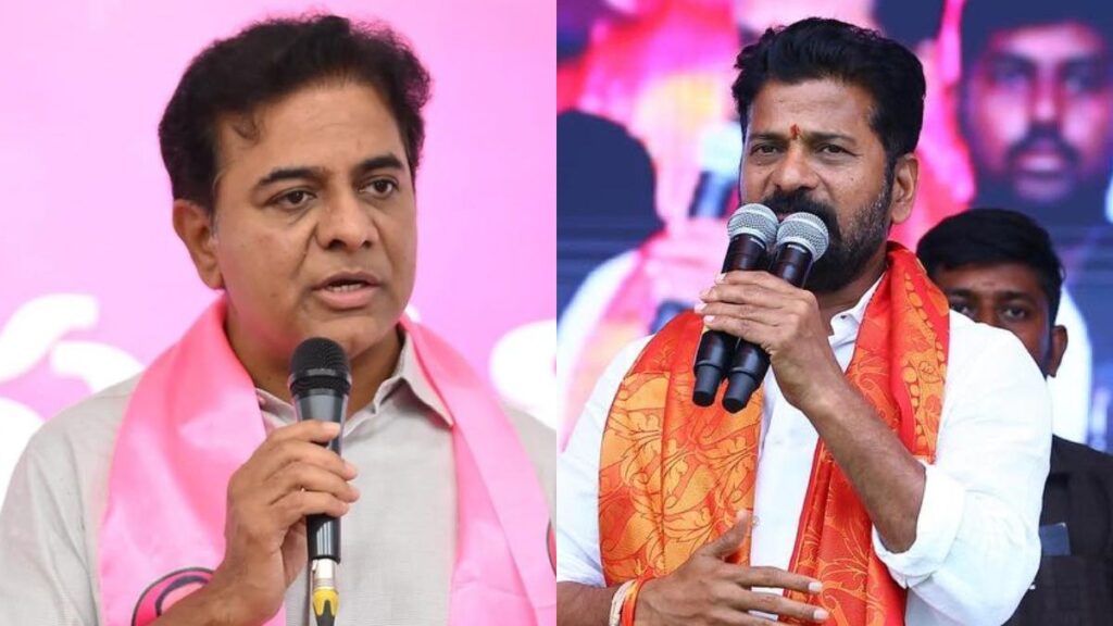 KTR Targets Revanth Reddy with Aggressive Language in Telangana Roadshow