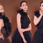 Pragya Jaiswal Stuns in Sleek Black Designer Gown