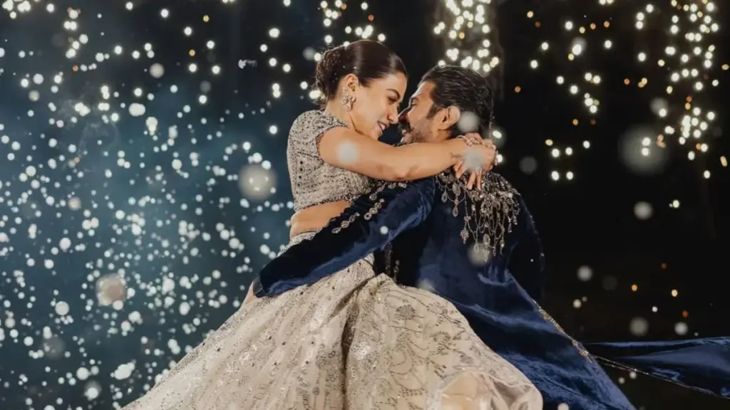 Rashmika–Vijay’s Royal Sangeet Glimpses Go Viral