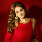 Ayesha Khan Stuns in Festive Red Look During Ramadhan