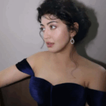 Pranitha Subhash Stuns in Deep Blue Gown