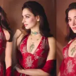 Tamannaah Bhatia Stuns in Glamorous Red Dress Look