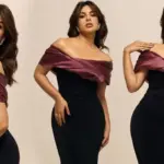 Samyukta Menon Stuns in Chic Cold-Shoulder Look