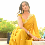 Shivathmika Rajashekar Dazzles in Elegant Saree Look Amid Career Comeback Plans