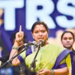 Kavitha Raises ‘Jai Andhra’ During Tirumala Visit