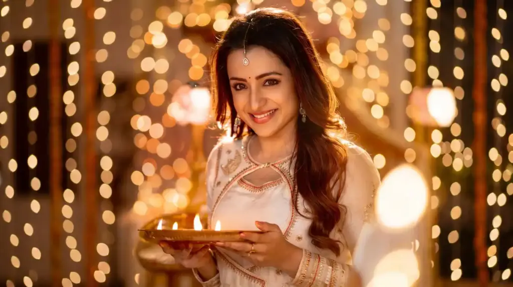 Vishwambhara Poster Unveils Trisha as Avani