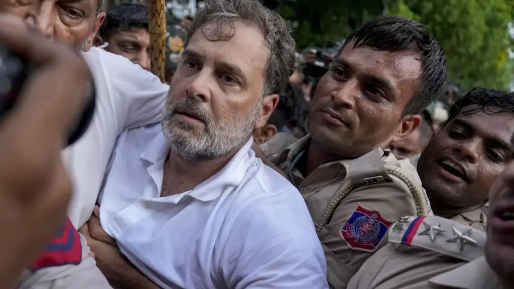 Rahul Gandhi Detained During NEET Protest